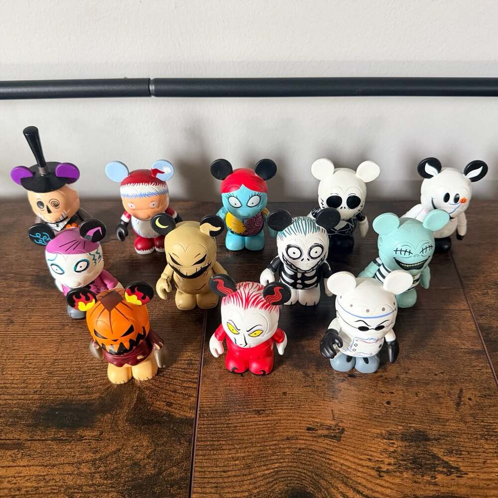 Disney Vinylmation Nightmare Before Christmas 12 Figure Set Oogie Boogie Chaser